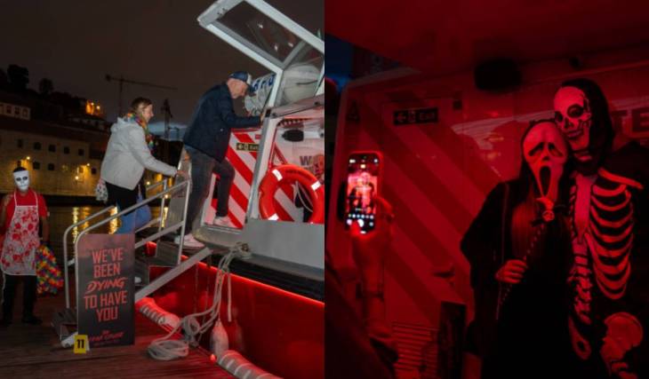 Um barco no rio Douro transforma-se em casa assombrada durante 2 horas: a festa 