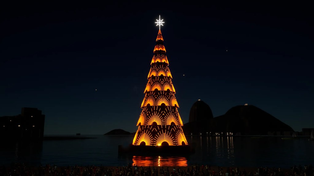 Árvore de Natal em Botafogo