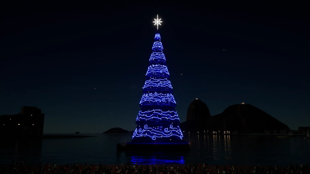árvore de Natal em Botafogo