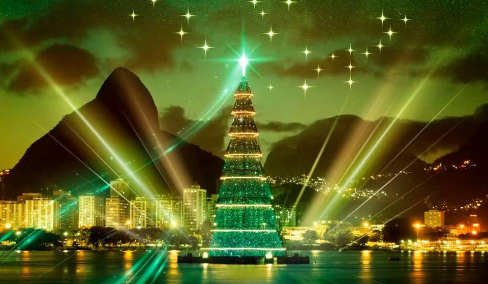 A Árvore de Natal da Lagoa volta ao Rio com um espetáculo impressionante: 900 mil luzes e homenagem aos estados brasileiros