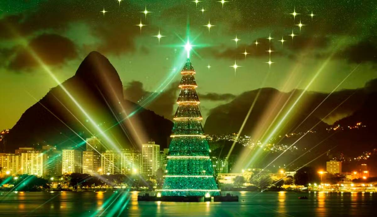 árvore de natal da Lagoa
