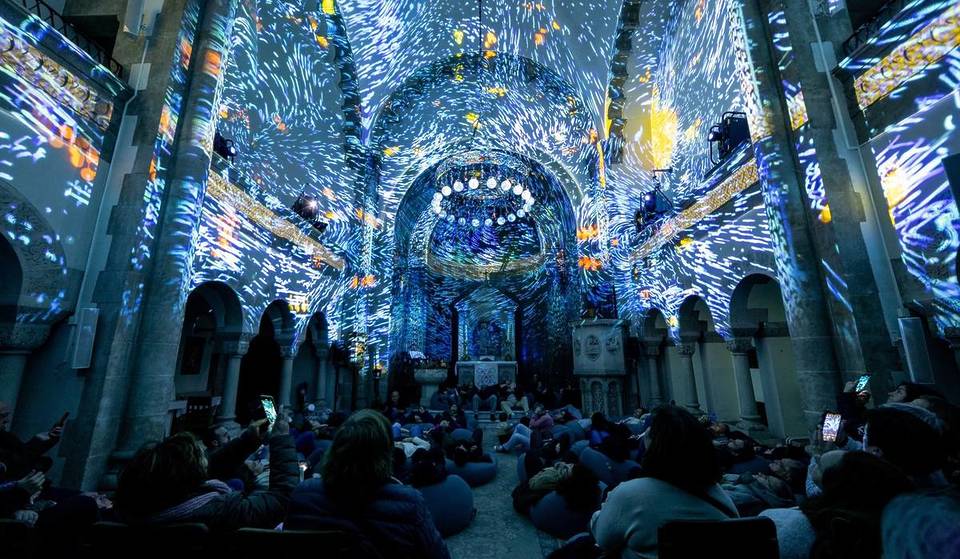 A unique light show about the creation of the world illuminates one of the most beautiful churches in Rio de Janeiro