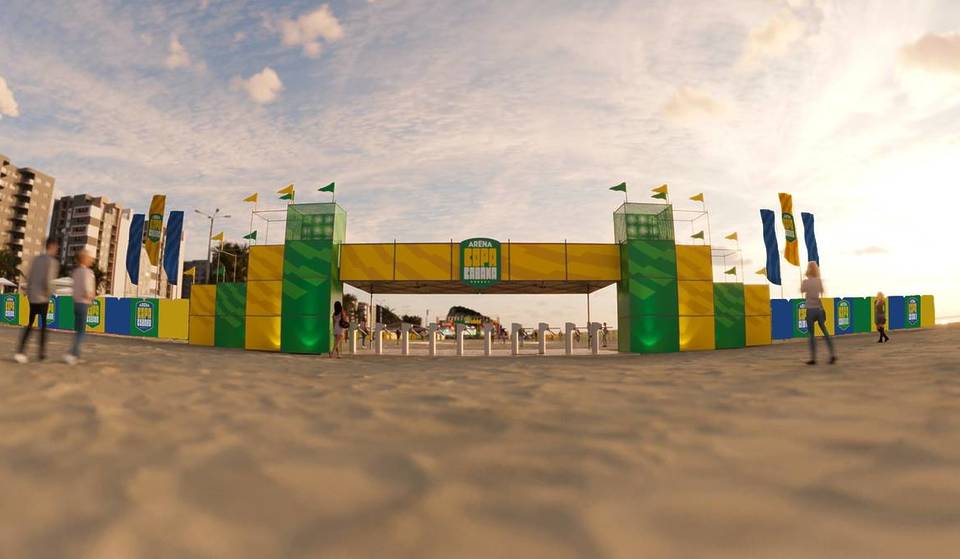 Uma arena gigante será montada na Praia de Copacabana para a Copa do Mundo 2026, com transmissão de jogos e shows gratuitos