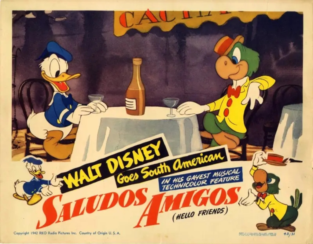 Zé Carioca y el Pato Donald en Alô Amigos