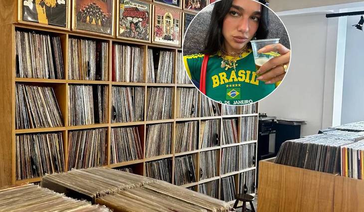 Esta acogedora tienda de discos de Río de Janeiro es oficialmente uno de los lugares favoritos de Dua Lipa en el mundo