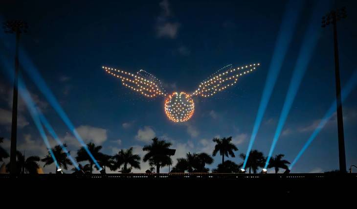 This weekend only, a drone show celebrating 25 years of the Harry Potter™ film saga takes over Sacramento