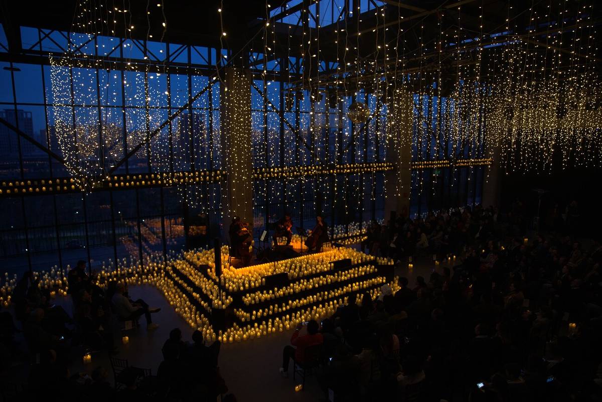 Concierto Candlelight en Santiago Sky