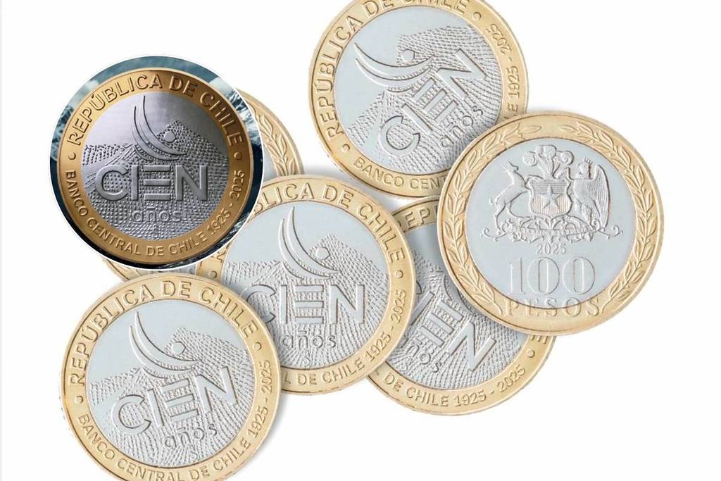 nueva moneda de 100 pesos
