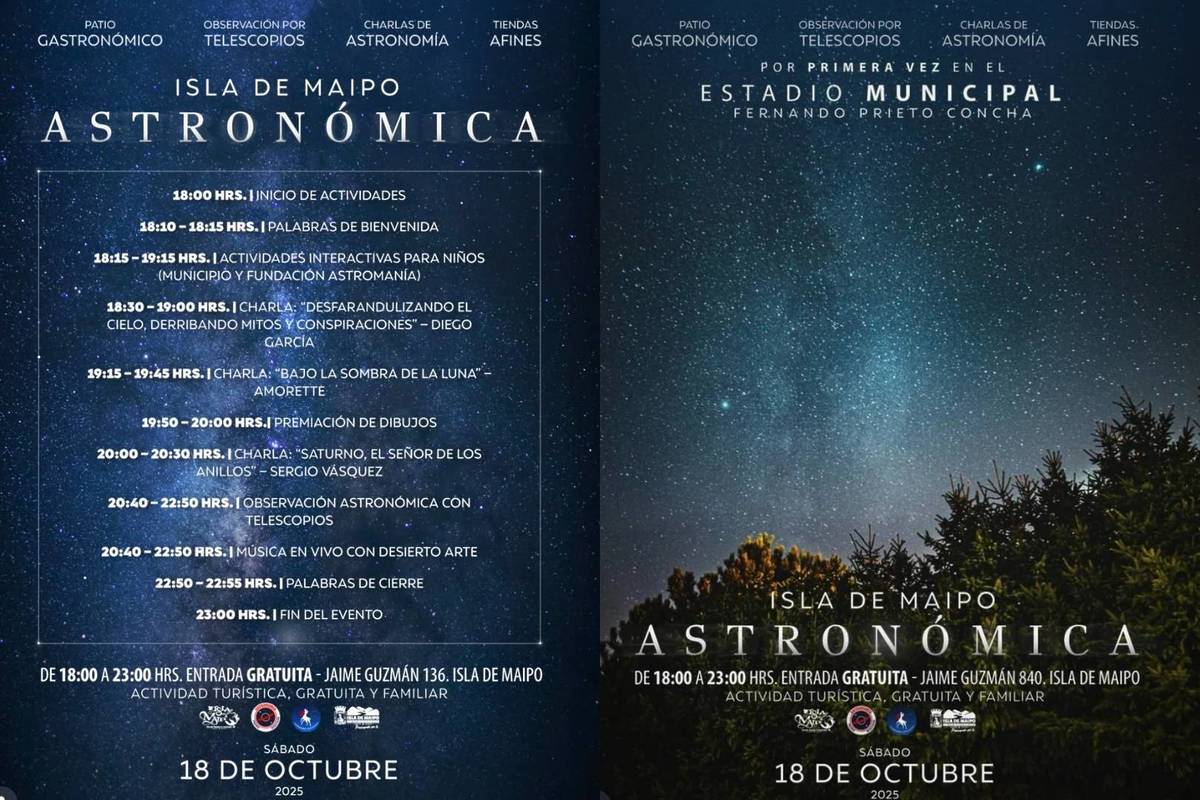 Isla de Maipo Astronómica