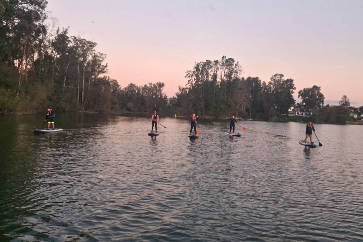 Ruta nocturna de Stand Up Paddle en Curauma