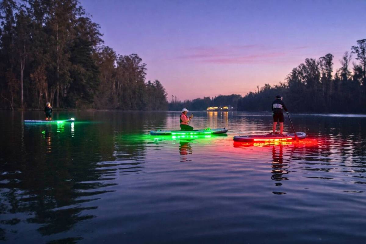 Ruta nocturna de Stand Up Paddle en Curauma