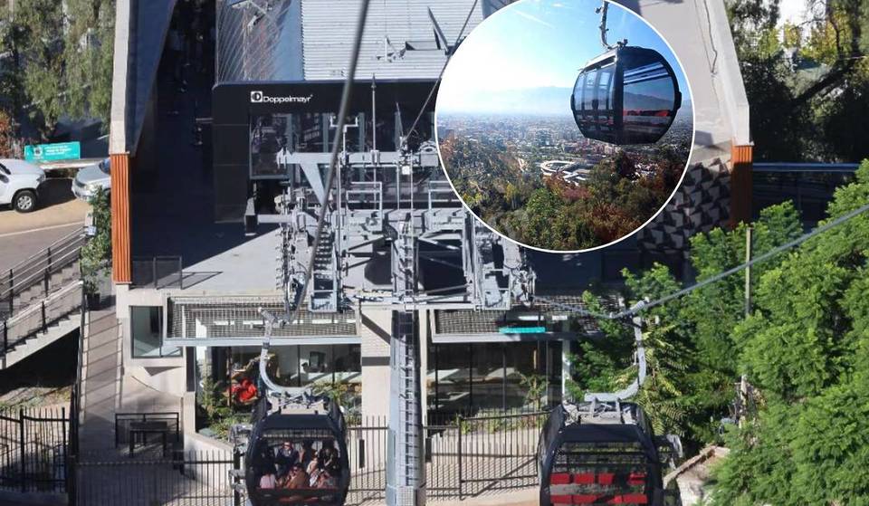 ¿Ya supiste que el Nuevo Teleférico Pío Nono inició marcha blanca y ahora puedes ver Santiago desde otra perspectiva en pleno Cerro San Cristóbal?