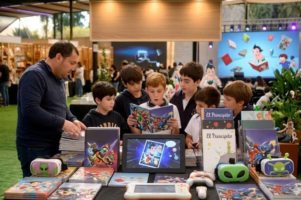 El panorama gratuito en Santiago que mezcla libros, cómics y realidad virtual en Vitacura