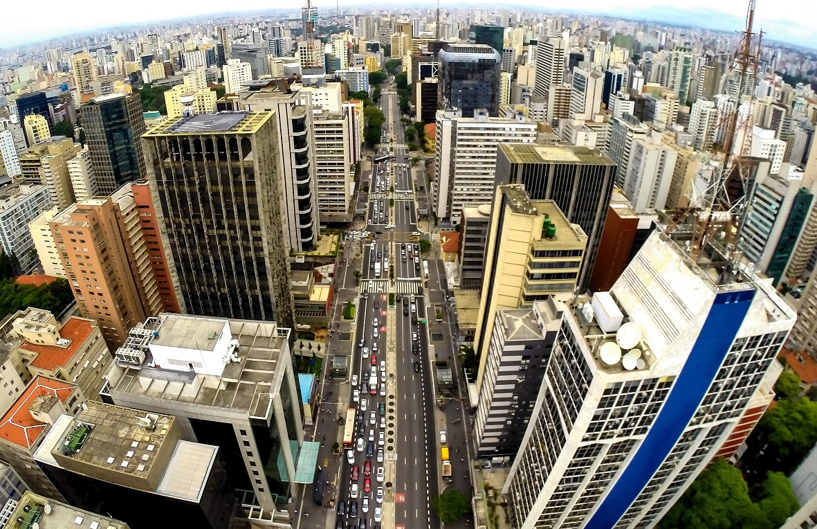 São Paulo Brazil city travel costs skyline