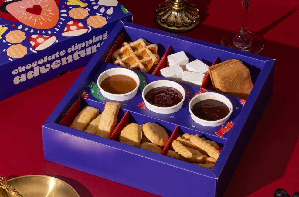 "Chocolate Dipping Adventure" Fondue Kit at Mica Chocolates