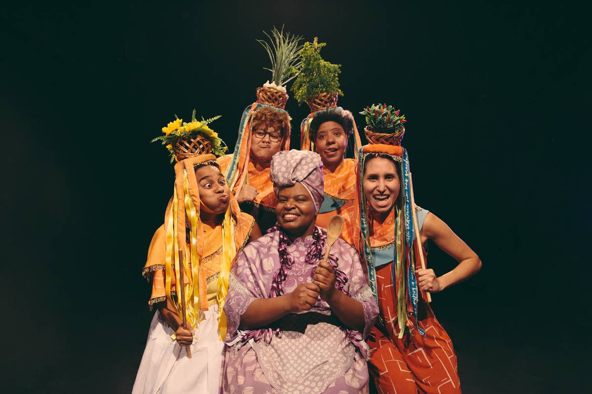 Benditas Sejam as Cozinheiras: A Fabulosa Cozinha de Irene A Ventania que Levou a Minha Casa peças infantis em cartaz em sp