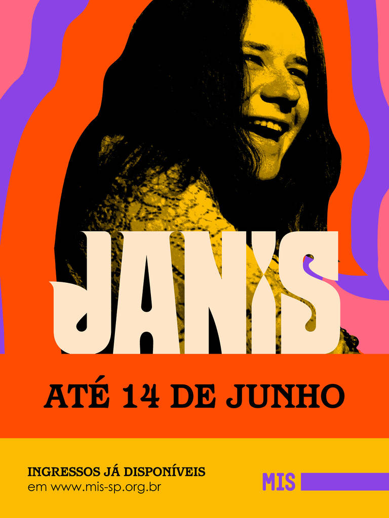 Janis, no Museu da Imagem e do Som
