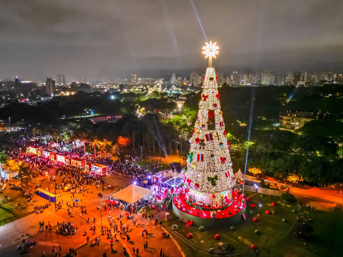 Árvores de Natal em SP