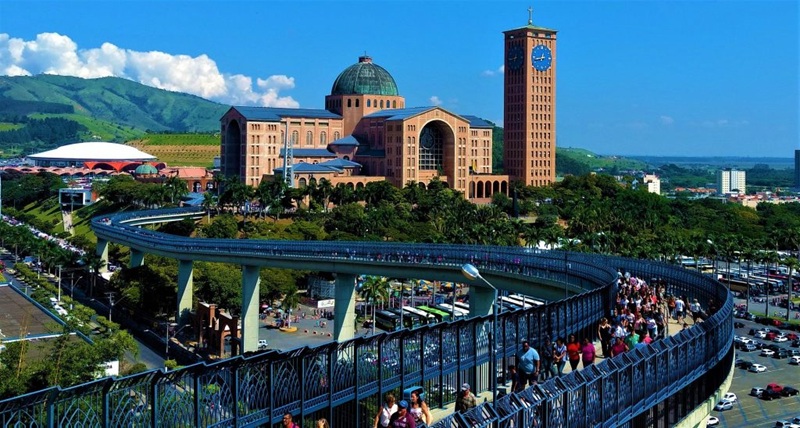 caminho da fé trilha interior sp Santuário Nacional Nossa Senhora Aparecida