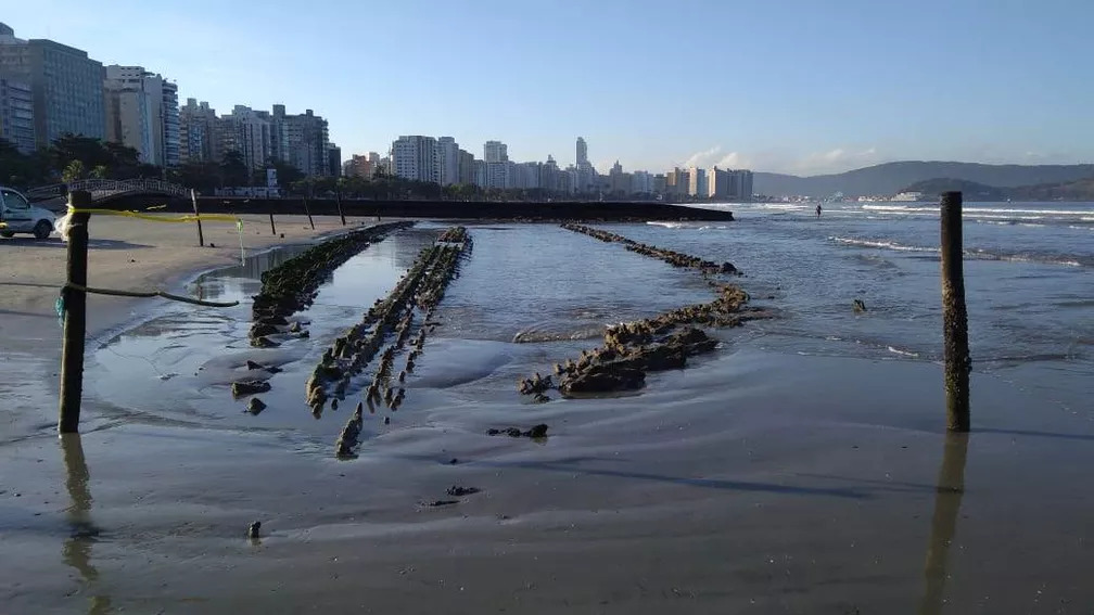 navio fantasma naufrago litoral são paulo