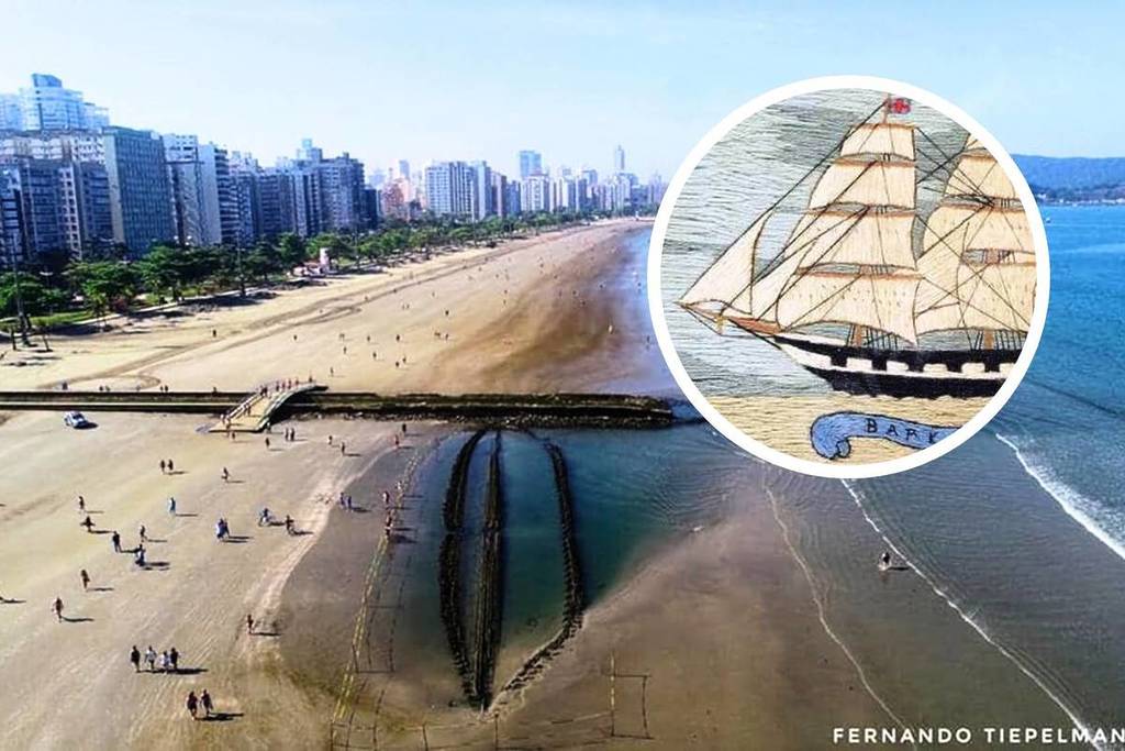 navio fantrasma navio krepel naufrágio santos litoral são paulo