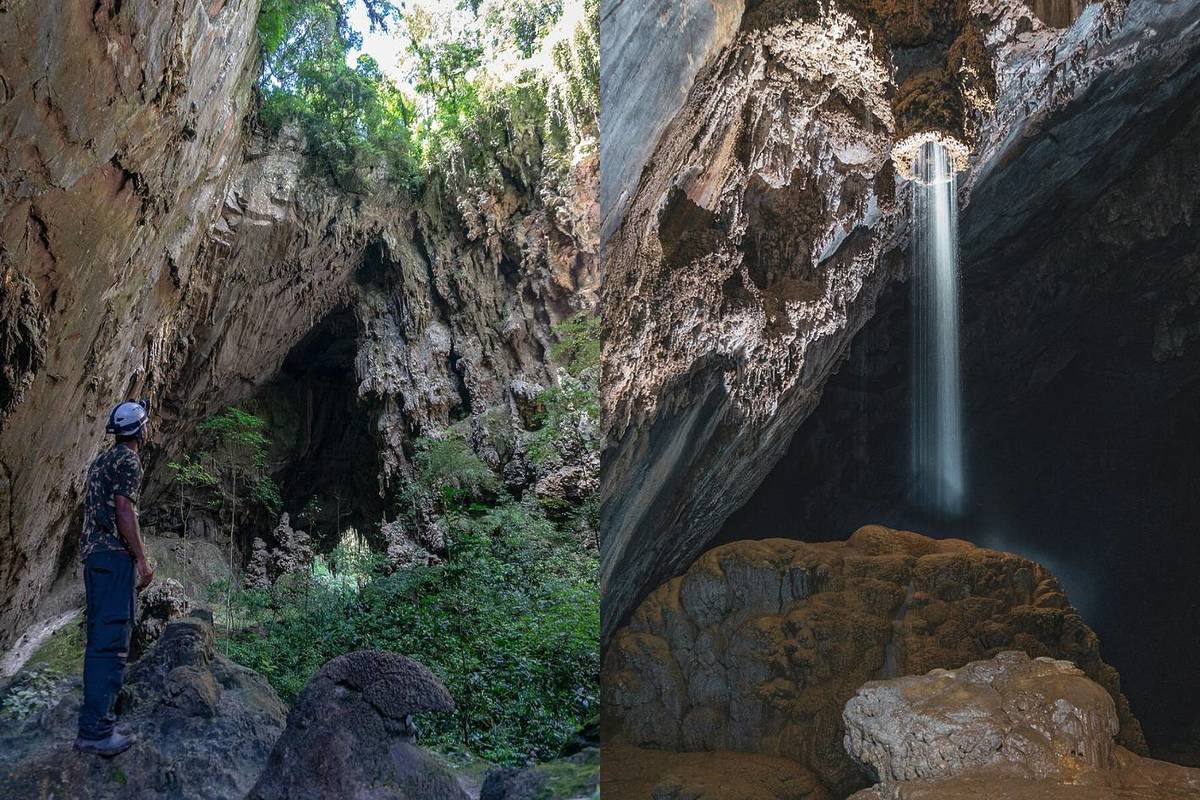 chuveirão caverna PETAR são paulo