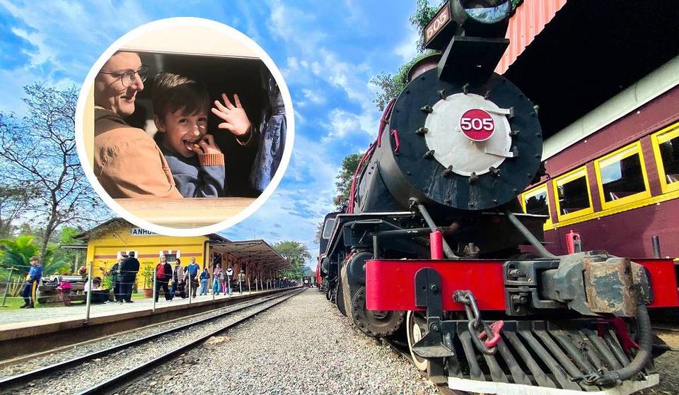 This Maria Fumaça ride will take you on a nostalgic trip through the countryside of São Paulo – and you pay nothing for the ticket