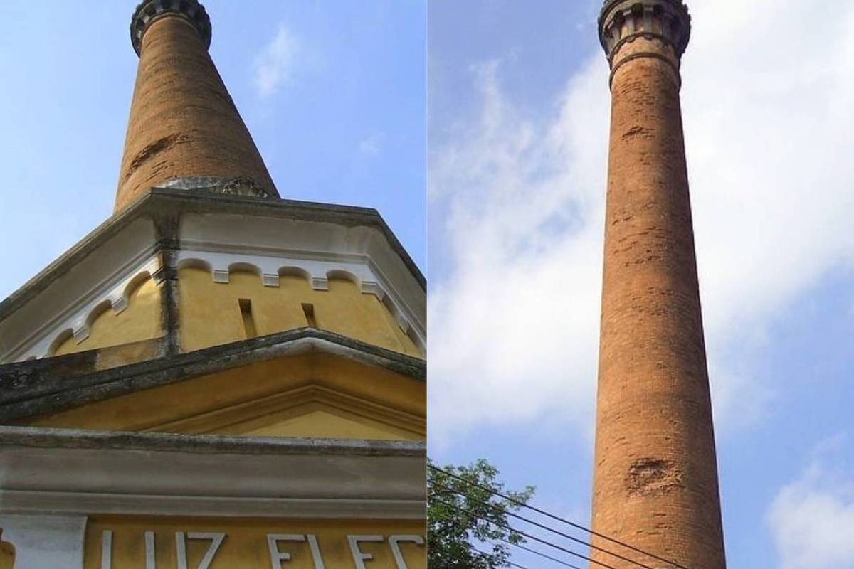 chaminé da luz bombardeio tiro de canhão sp