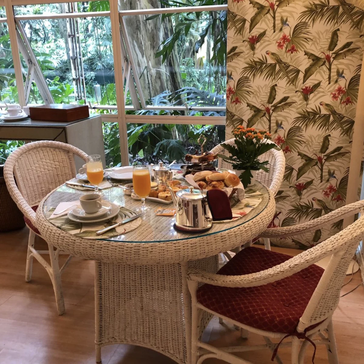 salão de chá Fundação Maria Luisa e Oscar Americano brunch em sp