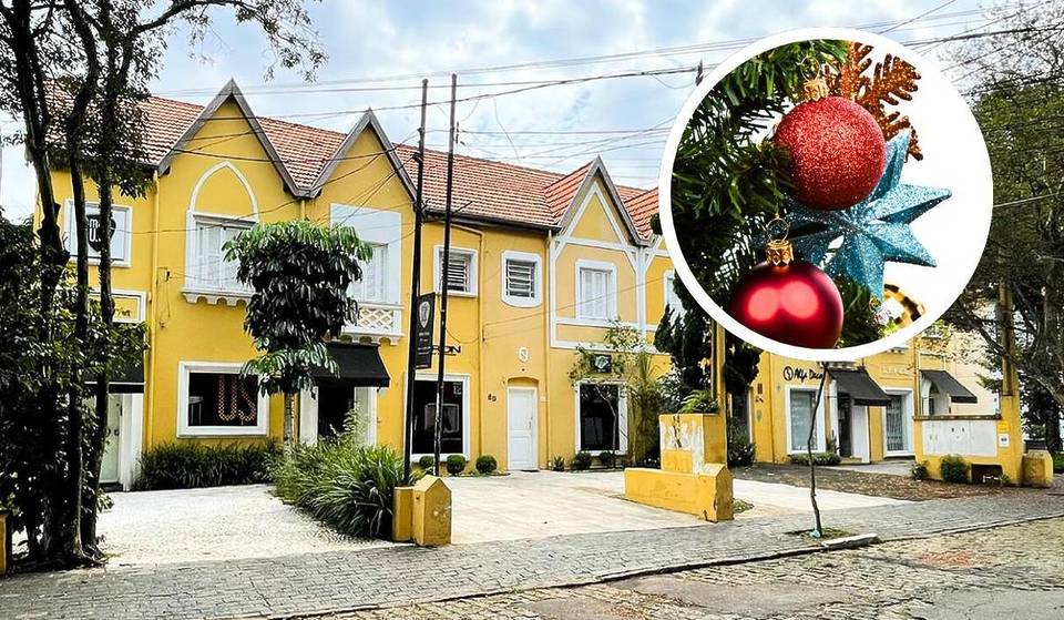 This hidden street in São Paulo impresses with its French charm and is even more enchanting during the end-of-year festivities