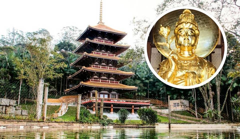 This impressive Japanese tower is the largest in Brazil – and only 40 minutes from São Paulo