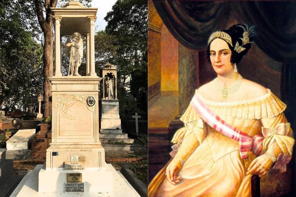 tomb of the marquise of santos domitila de castro