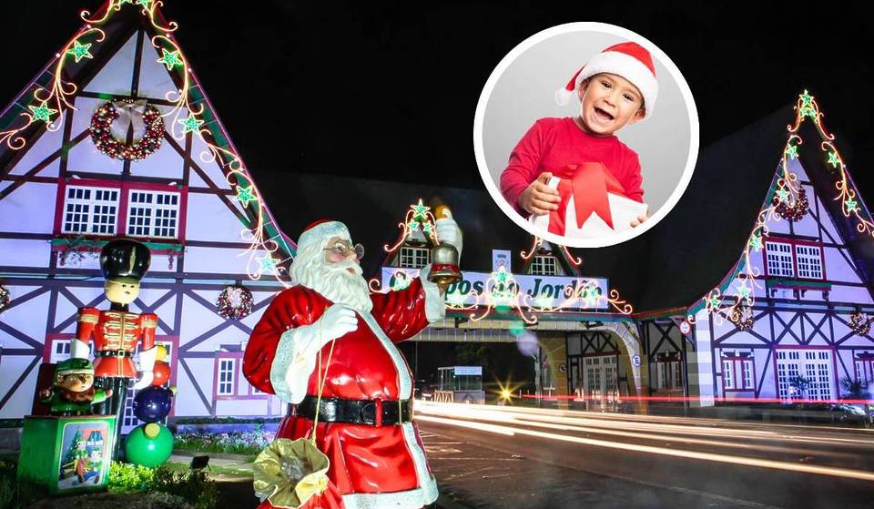 2 hours from São Paulo, a city in the countryside holds the biggest Christmas in its history – with a magical village, giant tree and artificial snow