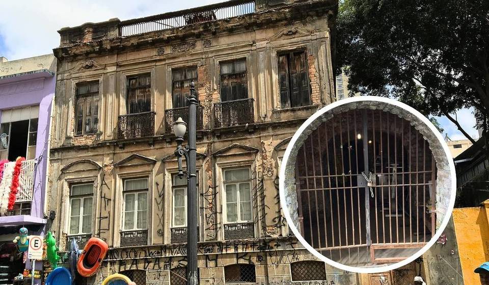 Um casarão de quase 150 anos está se deteriorando em SP — já foi residência da elite e hoje está ofuscado pelas pichações