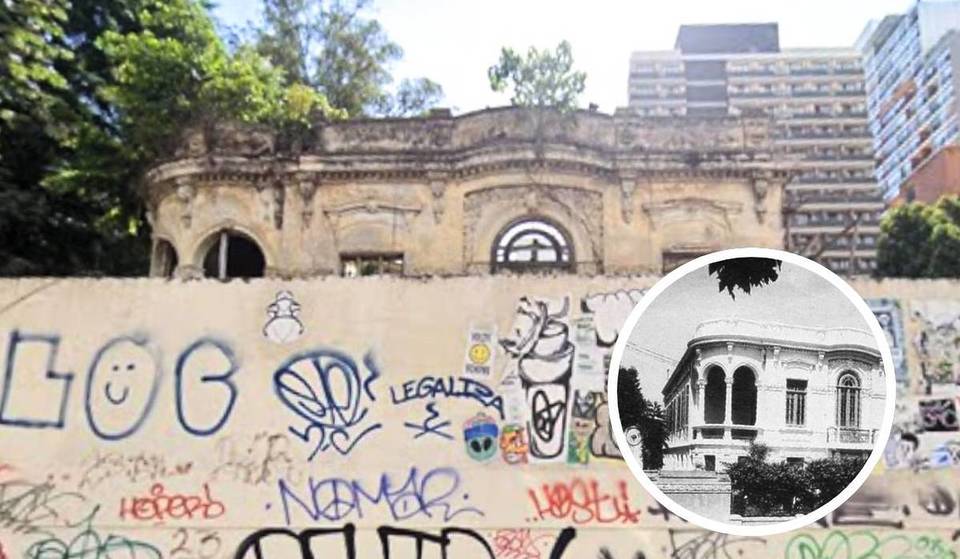 O palacete de 113 anos escondido atrás de muros em São Paulo — já foi lar da elite e hoje corre risco de cair