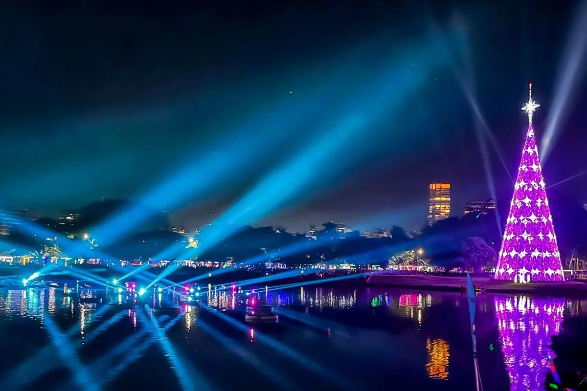 árvore de natal do parque ibirapuera maior de são paulo