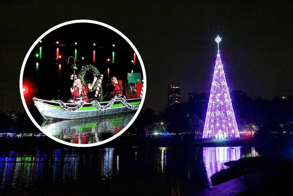 árvore de natal do parque ibirapuera maior de são paulo