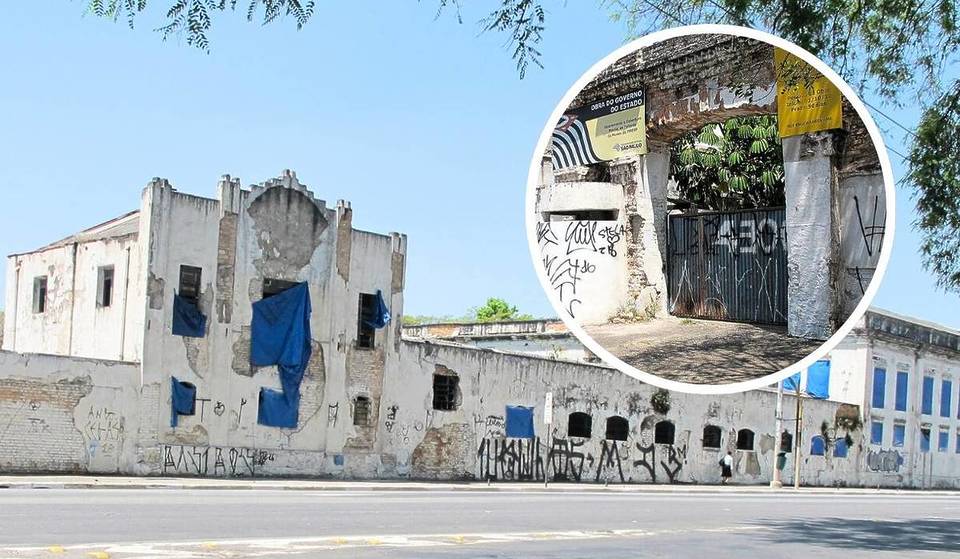 This 180-year-old abandoned barracks was once a military symbol in the center of São Paulo, and today it is in danger of collapsing