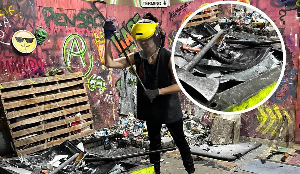 Estressado com a rotina? Em São Paulo, dá para extravasar quebrando tudo — legalmente