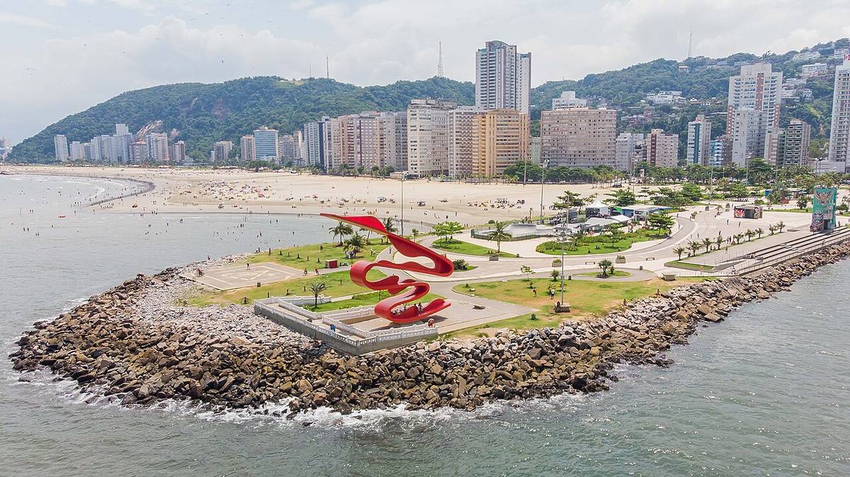 quebra-mar o que fazer em santos litoral são paulo bondinho