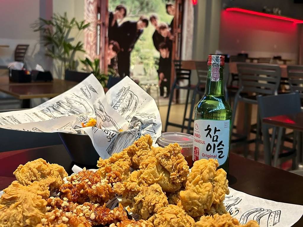 Korean food in Bom Retiro