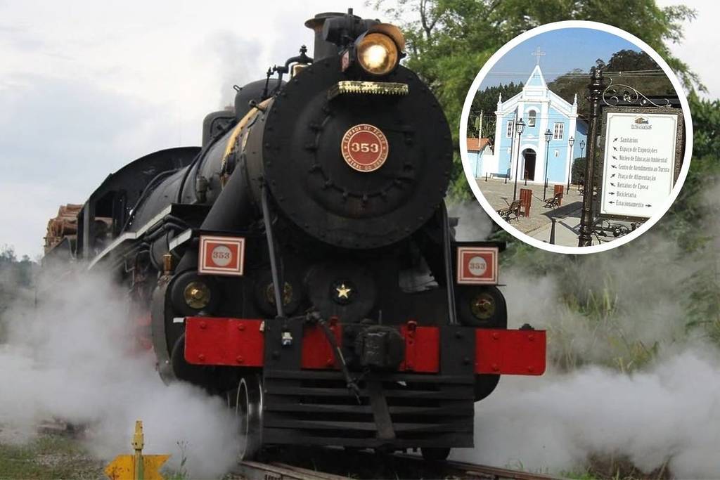 Trem de Guararema, viagem de trem no interior de São Paulo