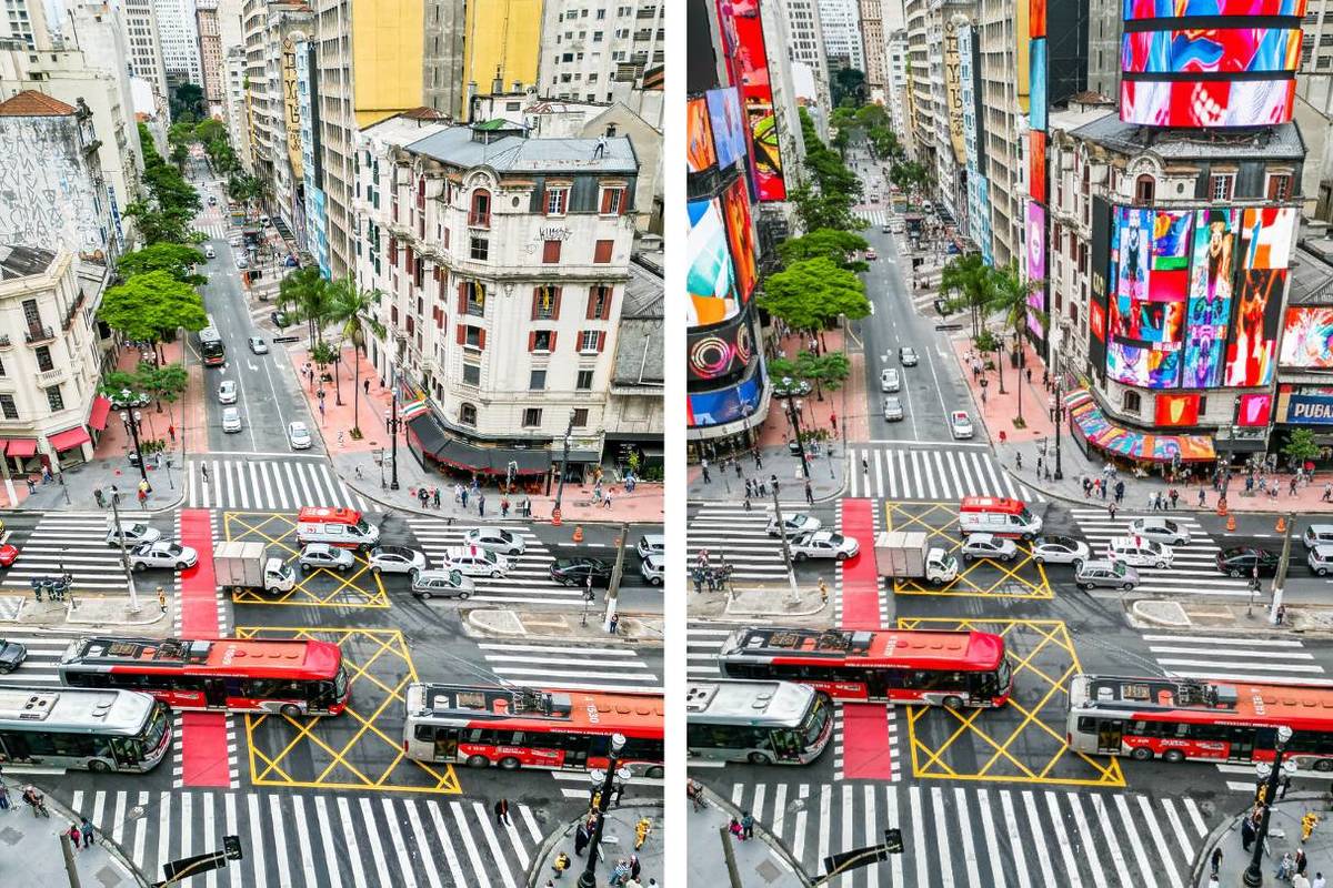 times square paulista boulevard são joão lei cidade limpa república são paulo