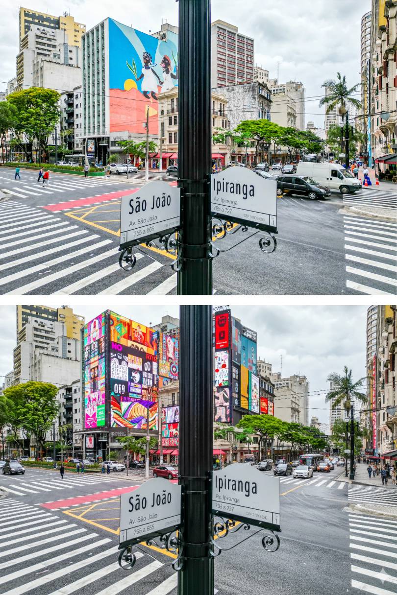 times square paulista boulevard são joão lei cidade limpa república são paulo