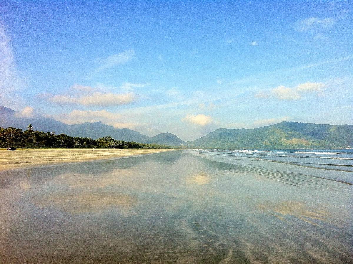praia da fazenda Picinguaba praias de ubatuba litoral sp