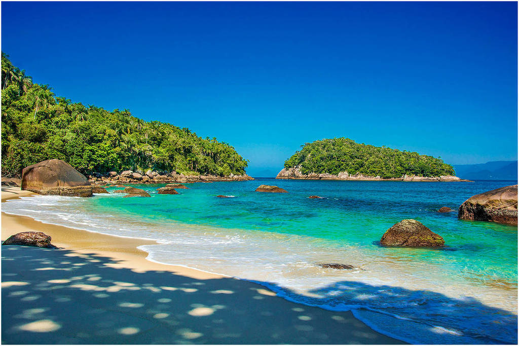 ilha das couves mar cristalino ubatuba sp