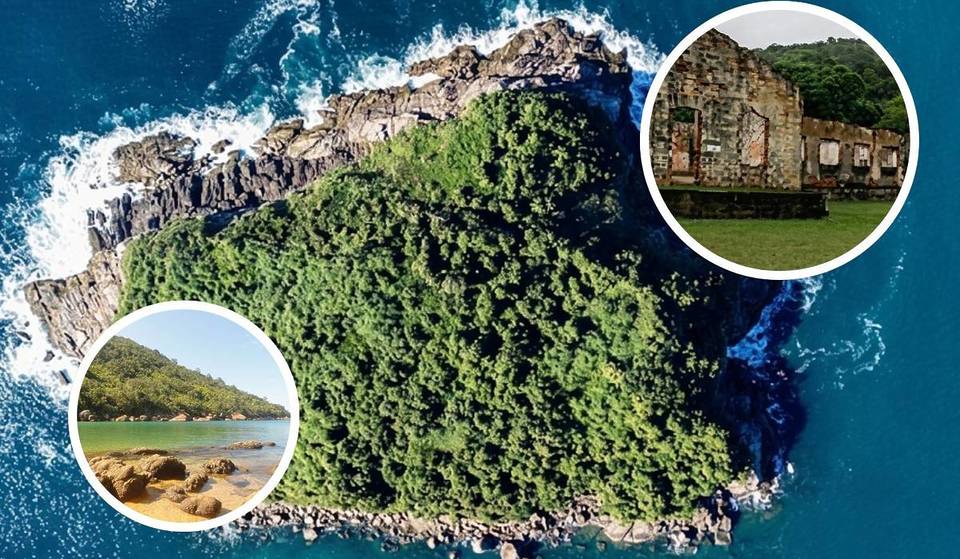 Conocida como la «Alcatraz brasileña», esta paradisíaca isla a 3 horas de São Paulo esconde las ruinas de una histórica prisión y playas desiertas.