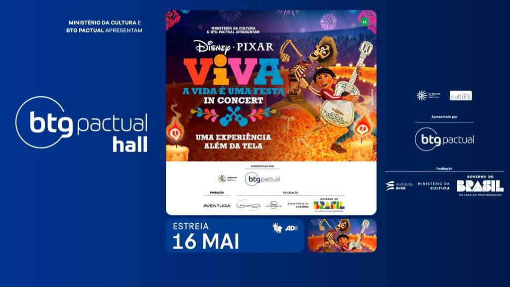O espetáculo "Viva: A vida é uma festa live in concert" estreia em São Paulo 