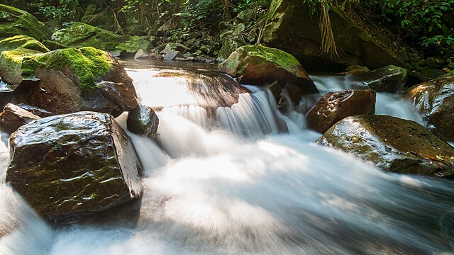 Rio Betari, no Núcleo Santana, Parque Estadual Turístico do Alto Ribeira