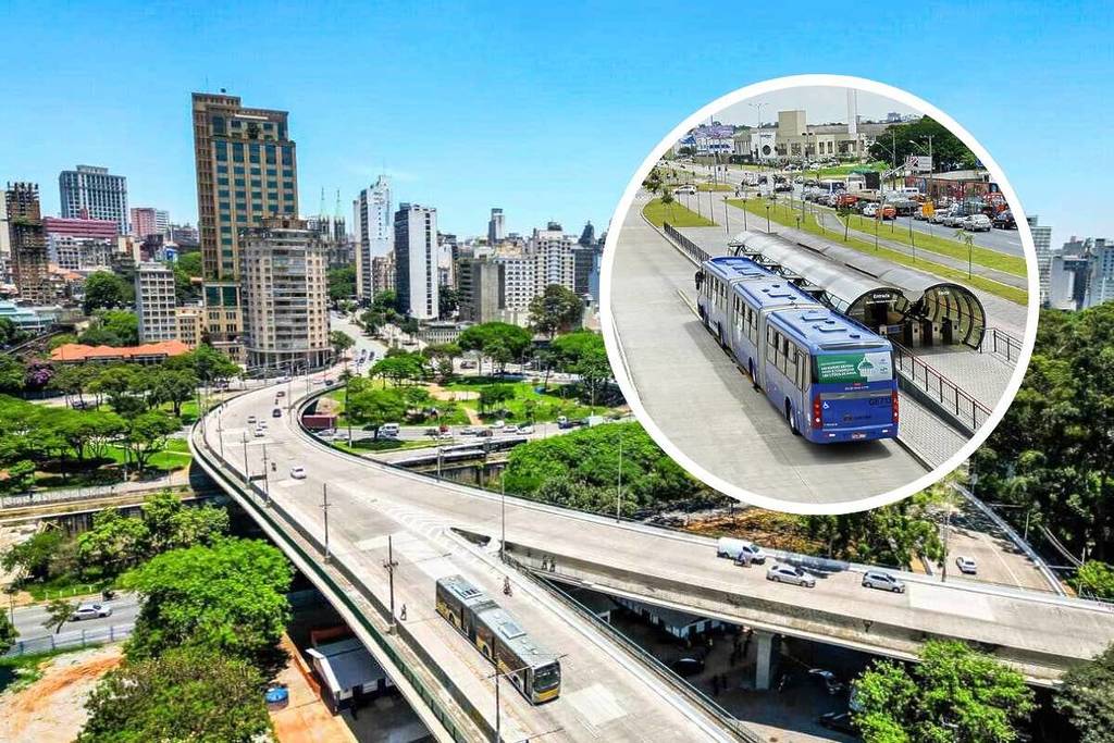 BRT Radial Leste autobús zona este São Paulo